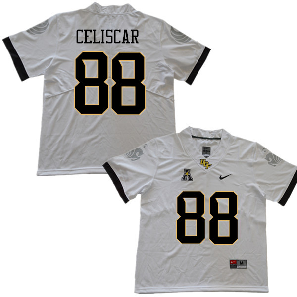 Men #88 Josh Celiscar UCF Knights College Football Jerseys Sale-White